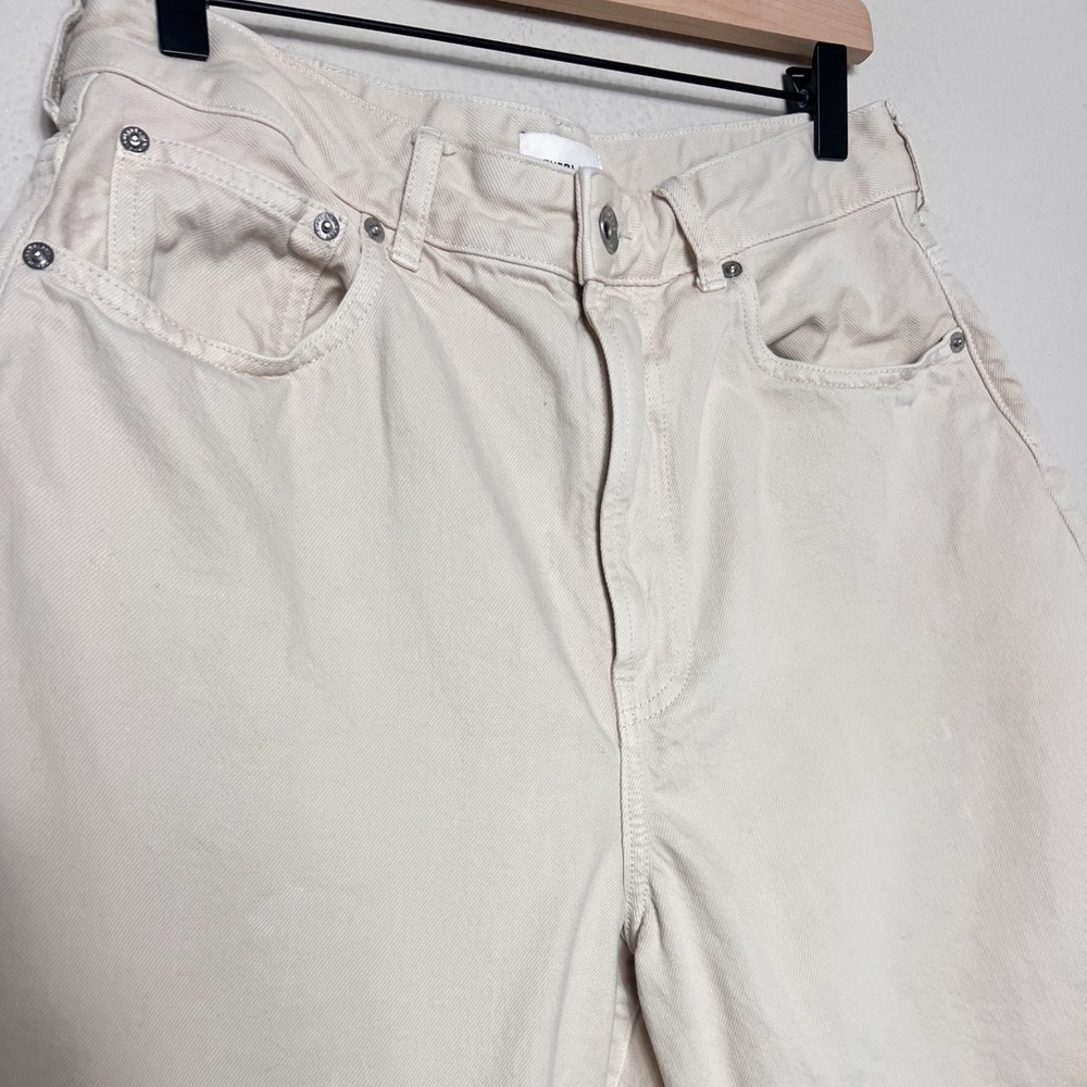 EVERLANE THE LONG A-LINE DENIM SHORT - Picture 4 of 7